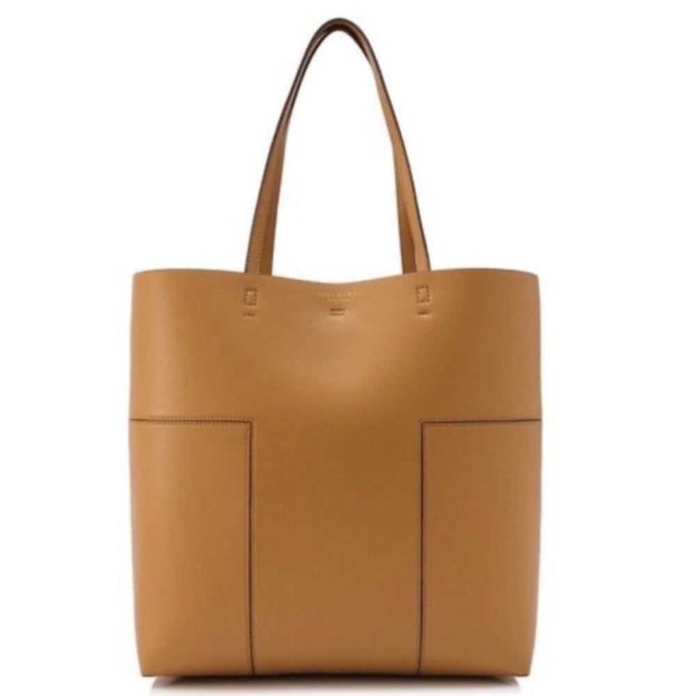 Tory Burch Block T Tall Tote -Aged Vachetta